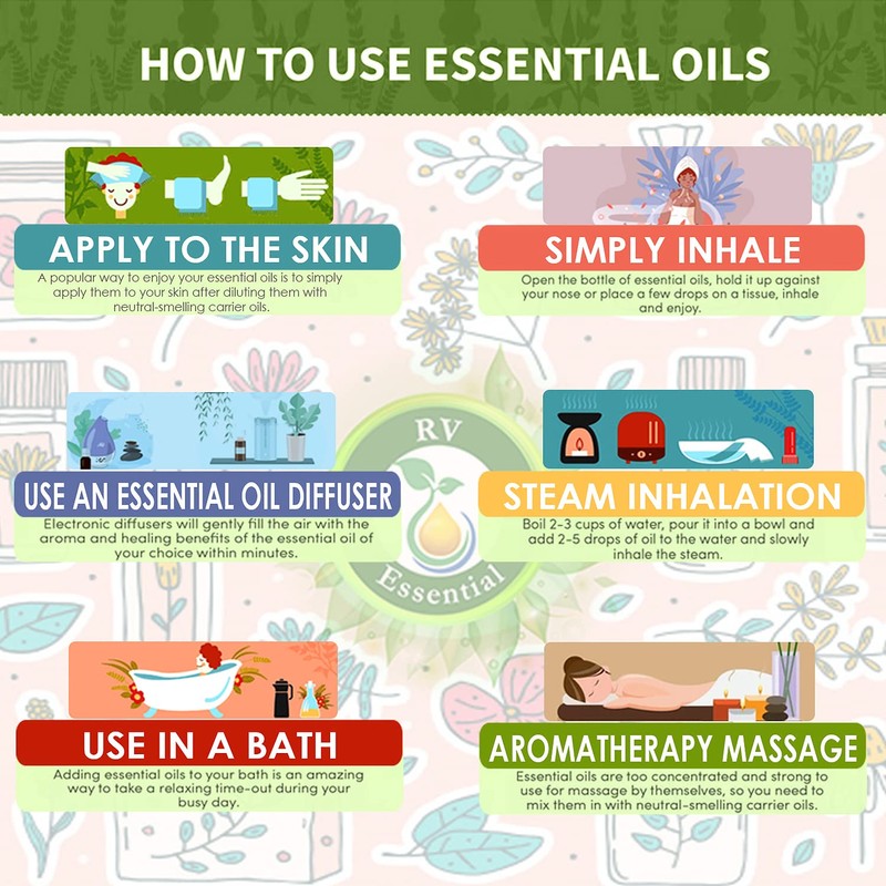 R V Essential Pure Vanilla Essential Oil 5ml (0.169oz)- Vanilla