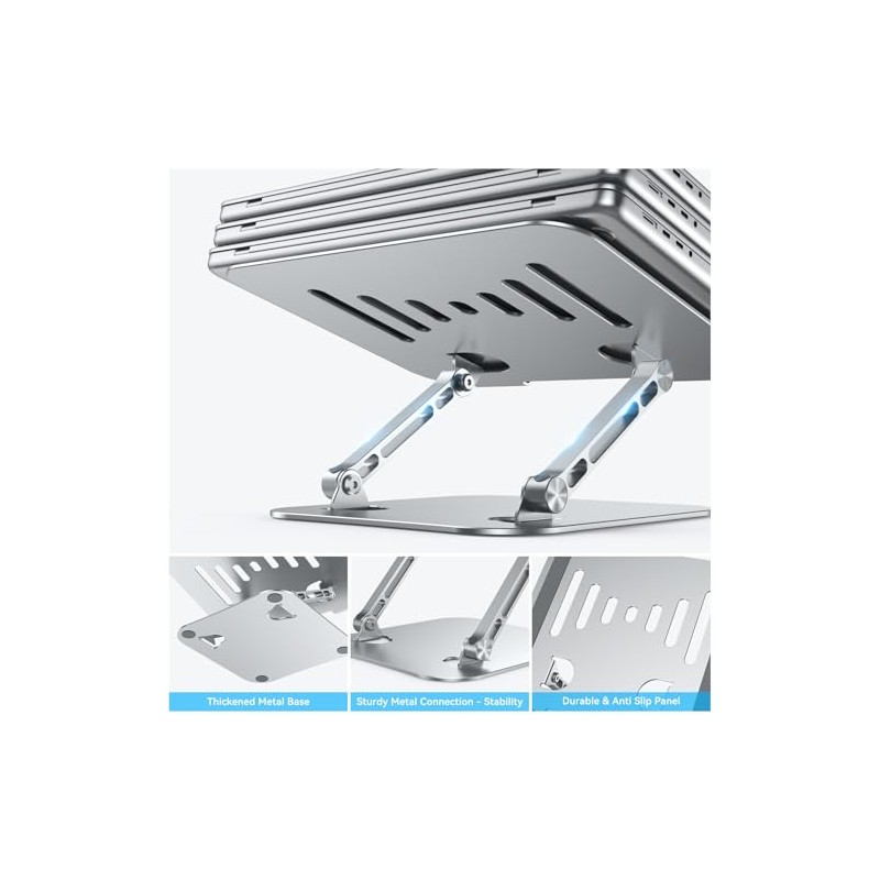 K&ZZ Adjustable Laptop Stand with Ventilation and Portability