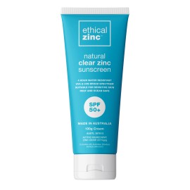 ETHICAL ZINC SPF50+ Natural Clear Zinc Sunscreen 100g