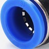 10Pcs 6mm Dia 2 Way Straight Tube Hose Pneumatic Air