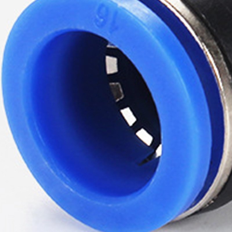 10Pcs 6mm Dia 2 Way Straight Tube Hose Pneumatic Air