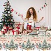 3 Pcs Christmas Snowman Tablecloth Christmas Decorations Xmas Tree Party