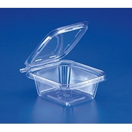 Inline Plastics Inline 12 oz. Clear Hinged Deli Container w/Tamper Resistant Strip 100%25 Bpa Free (Pack of 240)