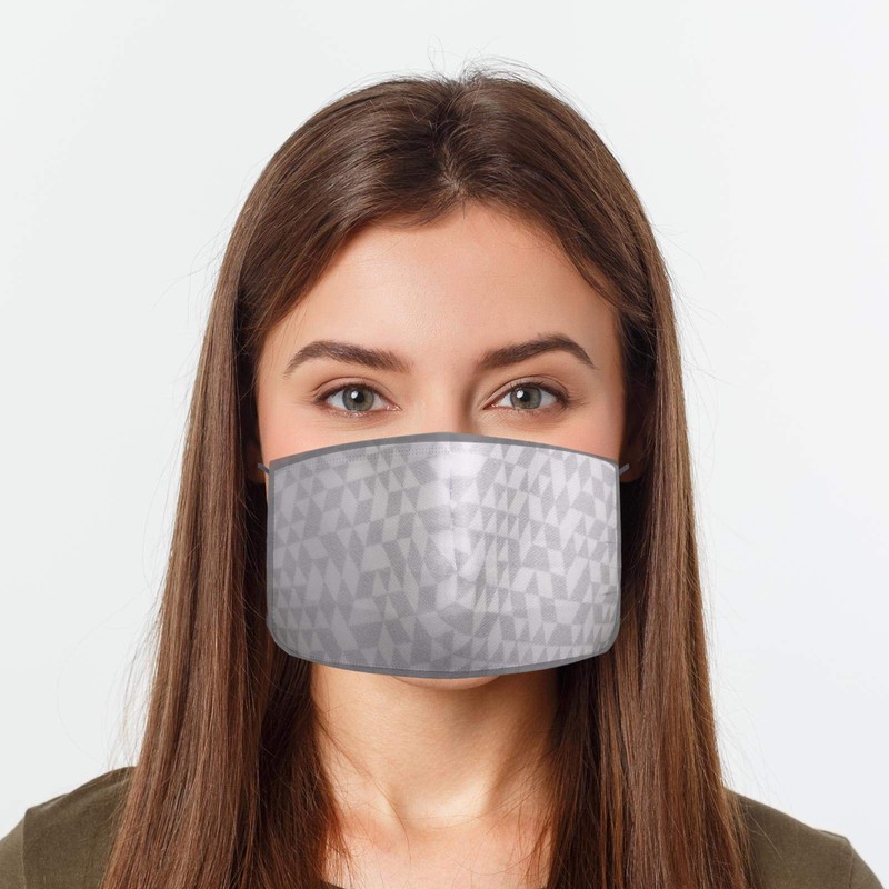 Triple Layer Flat Face Masks - Washable and Reusable Fabric