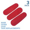 Wappa Baby Door Lever Lock Tape Replacements (3-Pack) Replacement adhesives