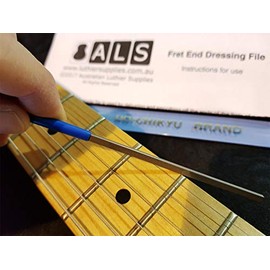 ALS Guitar Fret End Dressing File & Instructions - File by Uo-Chikyu Hiroshima Japan - Instructions by Australian Luthier Supplies