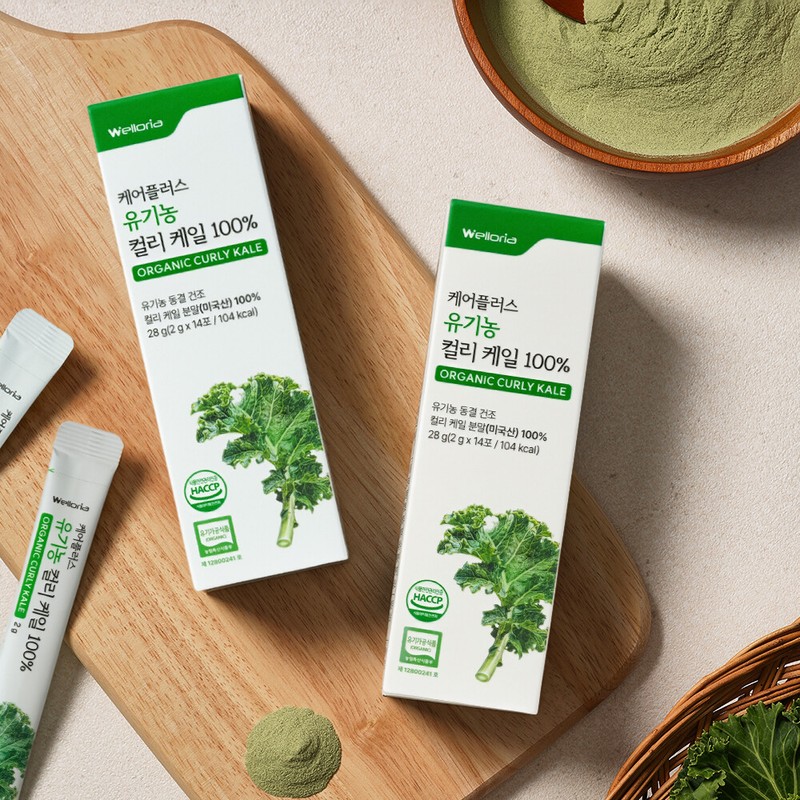 Care Plus Organic Curly Kale 100% 2g / 케어플러스 유기농