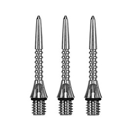 Target Dart Tip Steel Titanium Pro Grip Silver 26 mm (Pack of 3)