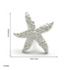 dophee 4PCS/Set Mediterranean White Iron Knobs, Sea Horse, Crab, Shell,