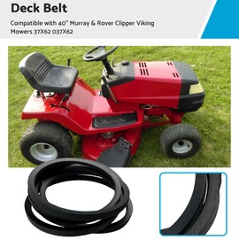 ALL IN RED BOX Lawn Mower Deck Belt Suitable for 40" Murray & Rover Clipper Viking Mowers 37X62 037X62