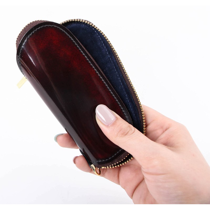 Parley Classic Leather Key Case, green