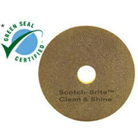 Scotch-Brite CS12 Clean & Shine Pad, 12 in, 5/Case