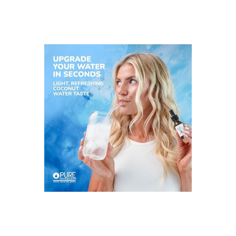Pure Inventions - Gotas de Infusión de Agua de Coco