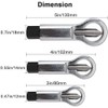 Linkhood 3pcs Metal Nut Splitter Cracker, Metal Nut Splitter Breaker