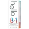 Hello Mighty Multitasker Fluoride Toothpaste, 8-in-1 Toothpaste with Minty Flavor,
