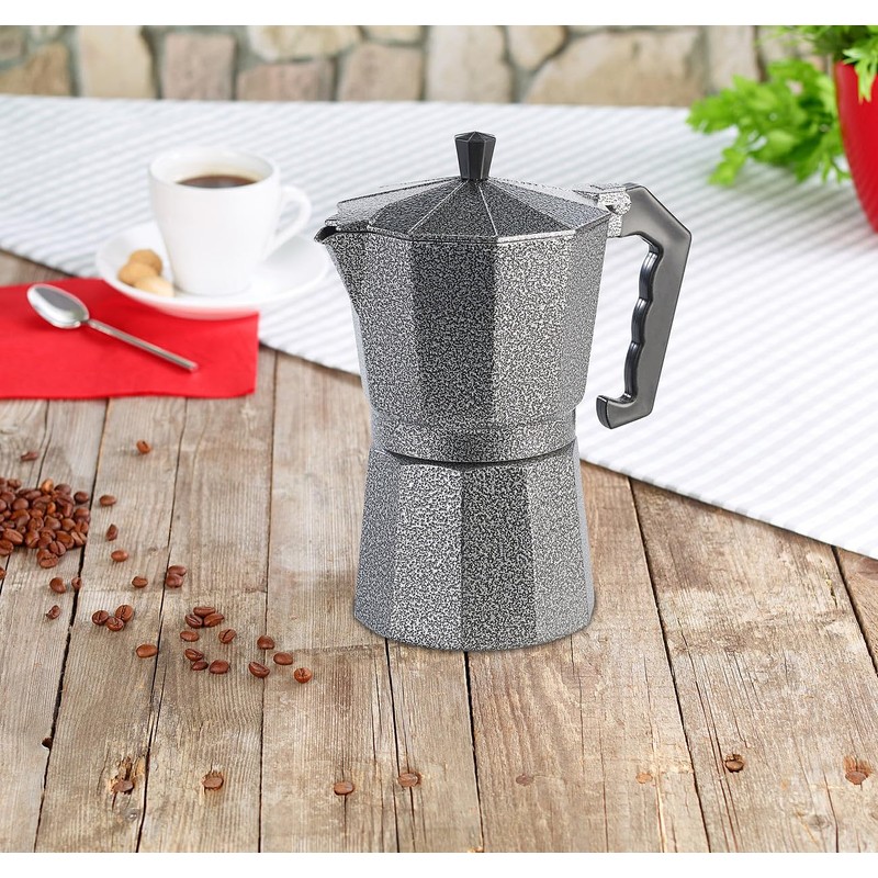 Cucina di Modena Espresso Maker Jug: Hammered Espresso Maker for