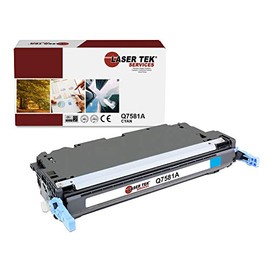 Laser Tek Services Compatible 503A Q7581A Toner Cartridge Replacement for HP Color Laserjet 3600 3600fn 3600n 3800 CP3505dn Printers (Cyan, 1 Pack) - 6,000 Pages