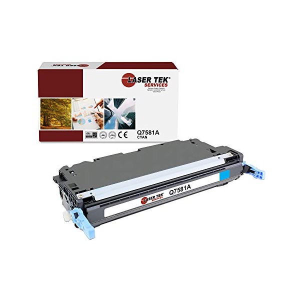 Laser Tek Services Compatible 503A Q7581A Toner Cartridge Replacement for