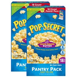 Pop Secret Movie Theater Butter Popcorn 36 Bags Microwave Snack 3 Ounce