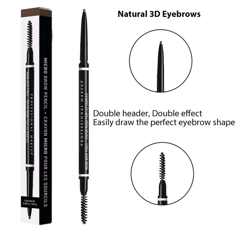 Eyebrow Pencil, Microblading Eyebrow Pen, Ultra-Slim Eyebrow Eyebrow Pen Brush,