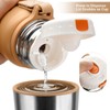 Vacuum Insulated Thermo Flasks with Cup 800ml/27oz Stainless Steel Thermo