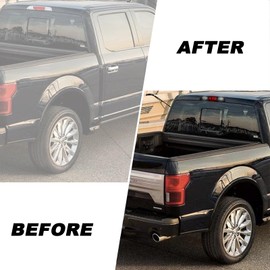 KEEGTBOX High Mount Stop Lights LED Third Brake Light Compatible with Ford 2015-2020 F150, 2017-up F250 F350, 2019-up Ranger, Maverick 2022-up Rear LED 3rd Brake Lamp (Three Vertical Style)