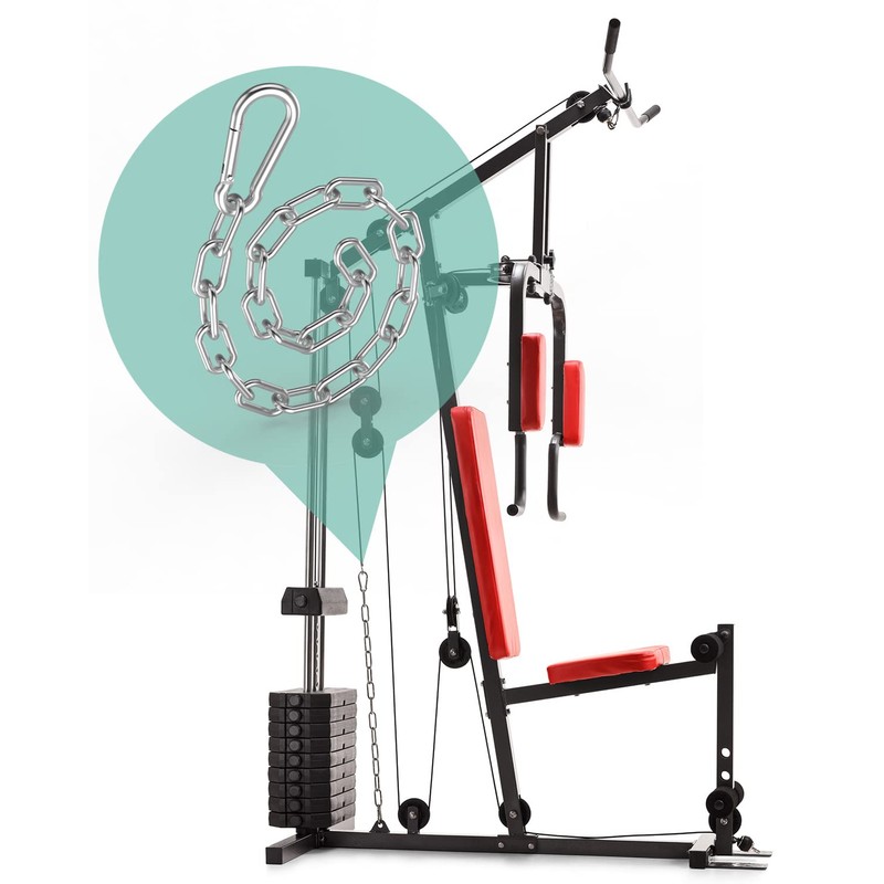 Mbotnee Fitness Chain 23in, Workout Chain, Cable Machine Extension Chain,