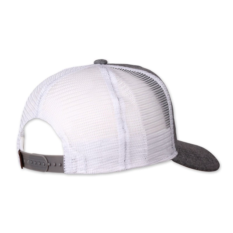 Djinns Jersey Patch Grey Heather/White HFT Trucker Cap - One-Size
