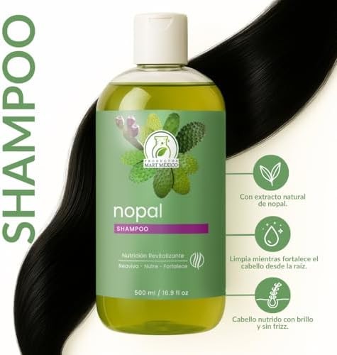 Productos Mart Mexico Shampoo Con Extracto De Nopal Revitalizante Productos Mart Mexico 500 Ml