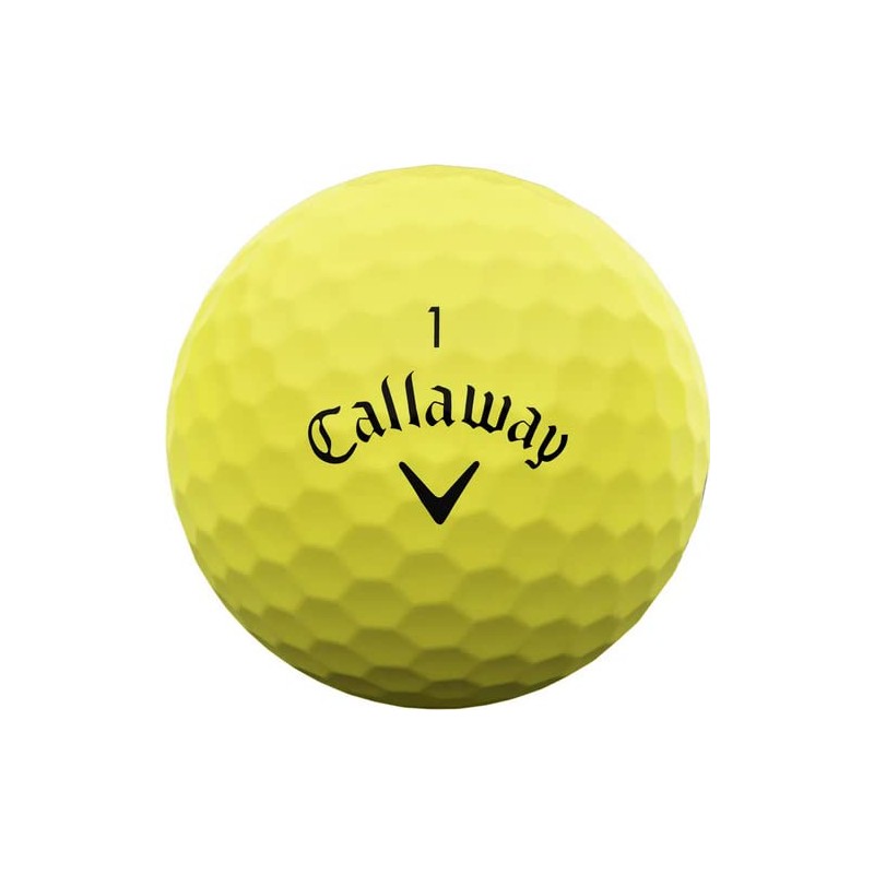 Callaway Golf 2023 Supersoft Yellow AlignXL Golf Balls