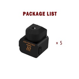 Set of 5 High-Temperature Silicone Socks for Hotend Heater Blocks - Compatible with Bambu Lab A1, A1 Mini 3D Printers