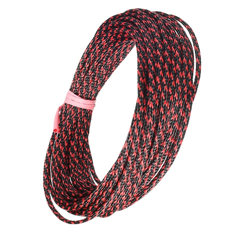 Othmro 10m/32.8ft PET Expandable Braided Cable Sleeving Flexible Wire Mesh