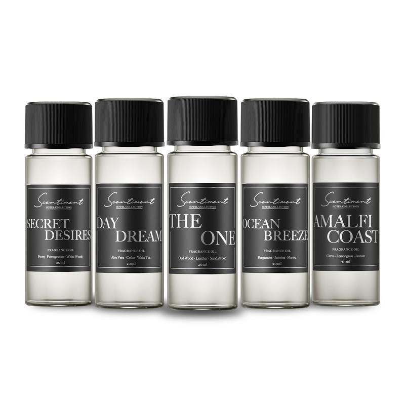SCENTIMENT Hotel Collection Samples - Scented Fragrance - Top 5