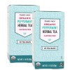 Trader Joes Peppermint Tea Organic -40 Tea Bags - Herbal Caffiene Free (2 Packs)