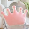 ISAKEN Crown Plush Doll, Cuddly Toy Throw Pillow Doll Plush