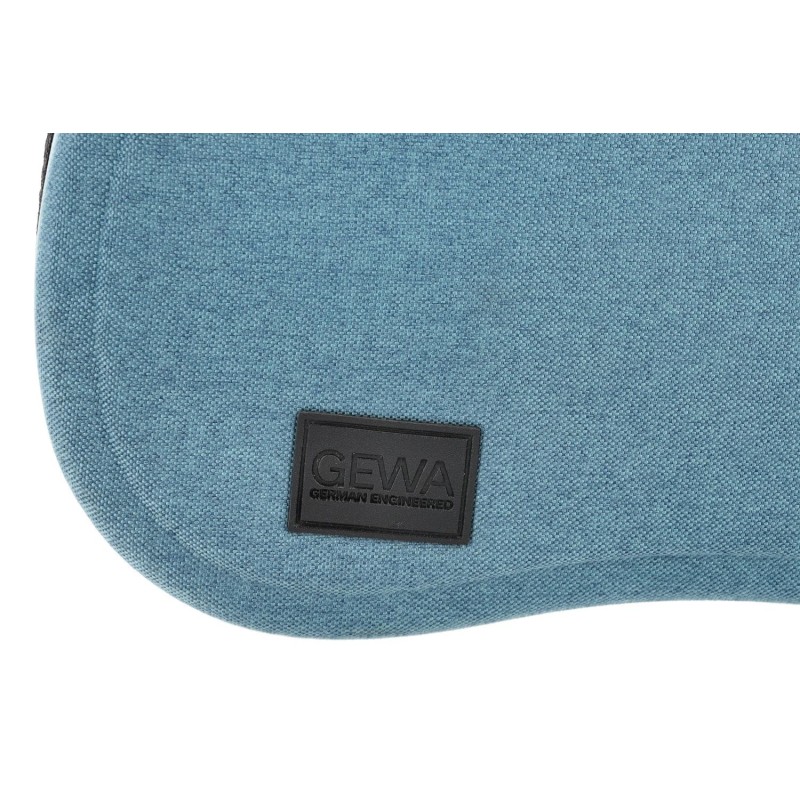 GEWA Bio-A Shaped 4/4 Violin Case - Blue with Backpack