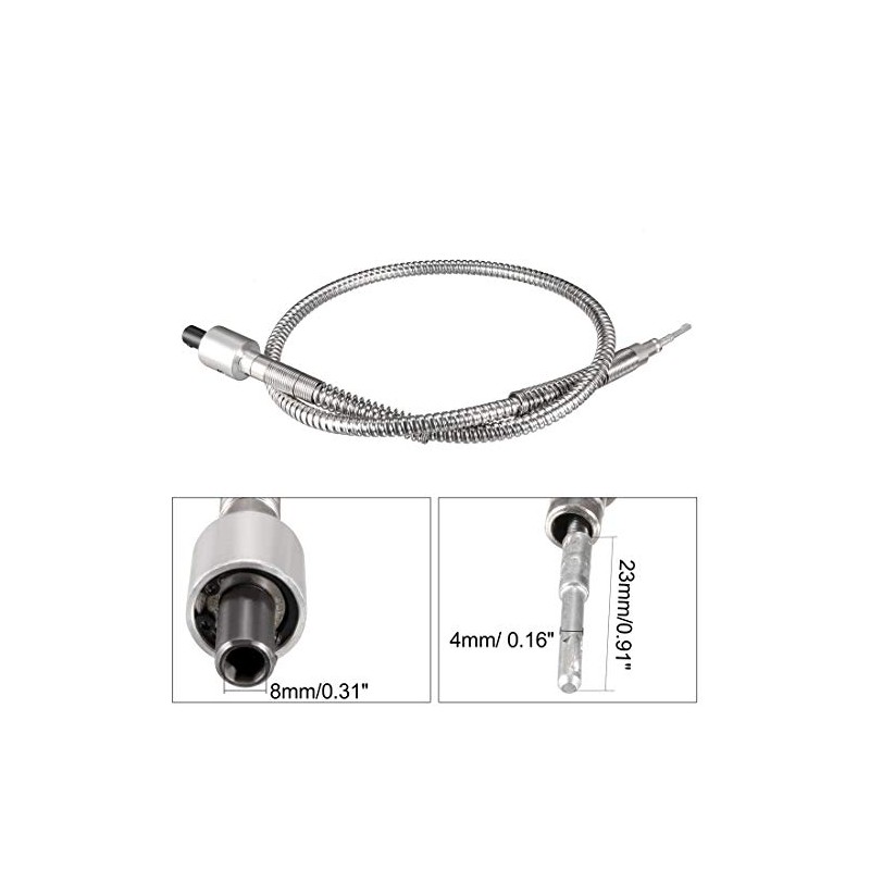 sourcing map Flexible Shaft Rotary Tool, Flex Shaft Attachment 39"