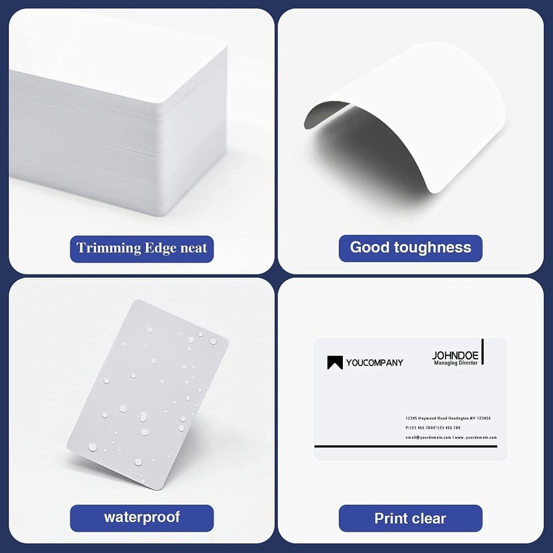NFC Cards, PVC White NTAG215 Tag, Blank 504 Bytes NFC