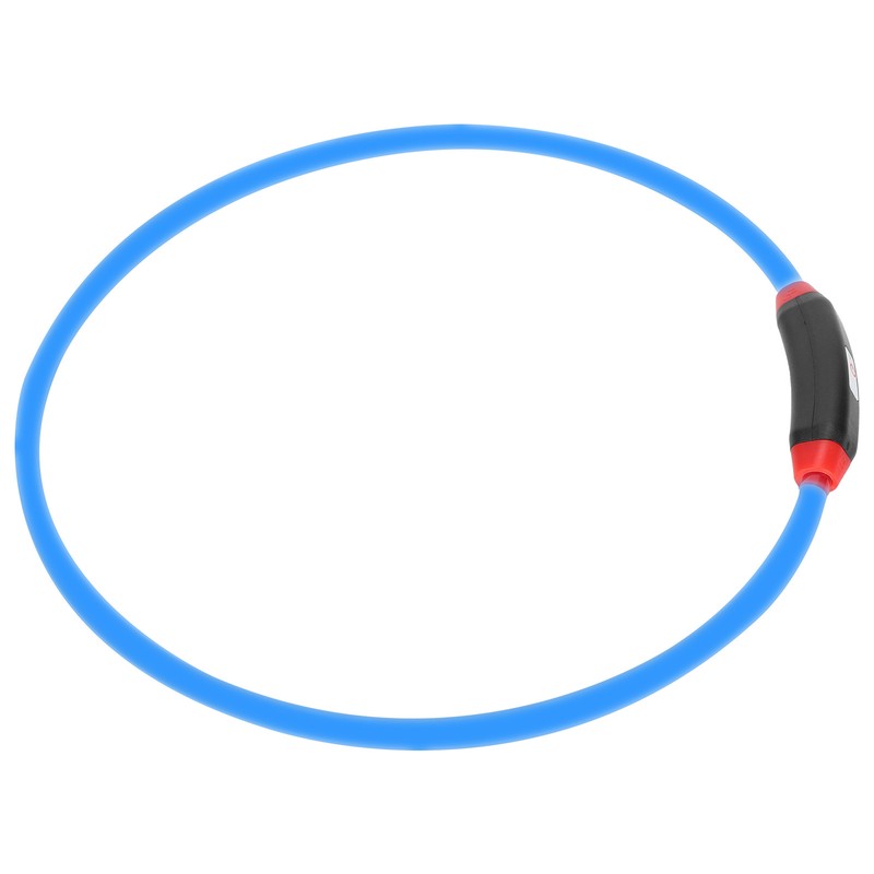USB Rechargeable Adjustable DIY Cutting LED Dog Bite Resistant Collar
