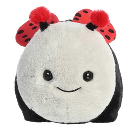 Aurora® Adorable Spudsters™ Lori Ladybug™ Stuffed Animal - Comforting Cuddles - Playful Companions - Black 10 Inches