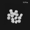 MECCANIXITY 15Pcs Plastic Gears 16 Teeth Plastic Shaft Gears Model
