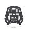 CCYLEZ Motorcycle Tail Box Under Base Plate, Luggage Pole Base