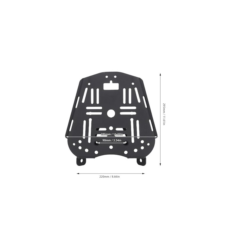 CCYLEZ Motorcycle Tail Box Under Base Plate, Luggage Pole Base