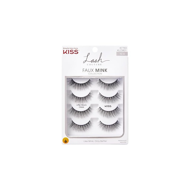 Kiss Lashes Kiss lash couture multipack faux mink little black