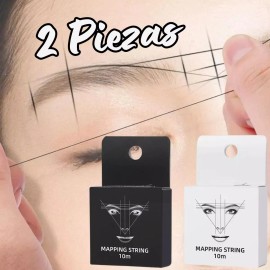 Universo en Linea Duo Hilo Entintado Cejas Mapa Mapping Diseño Microblading F