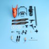 KingVal Replacement Canopy Cover/Propeller/Tail Boom/Motor/Swashplate/Landing Gear RC Parts Set Combo
