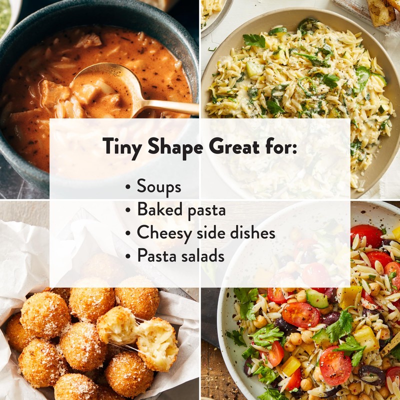 DeLallo Gluten Free Orzo Pasta, 12 oz Bag, (6 Pack),