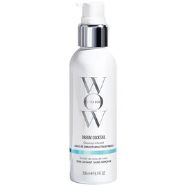 COLOR WOW Dream Cocktail - Tratamiento sin enjuague con infusión de coco - Cabello sedoso, flexible, sin encrespamiento, refuerzo de secado con soplad