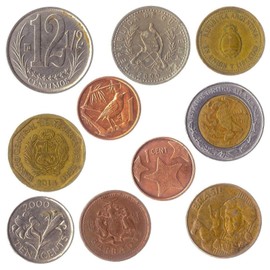 10 Different Coins from The Americas | Old Collectible American Cash Lot | Perfect Choice For Your Coin Bank, Holders And Collection Album