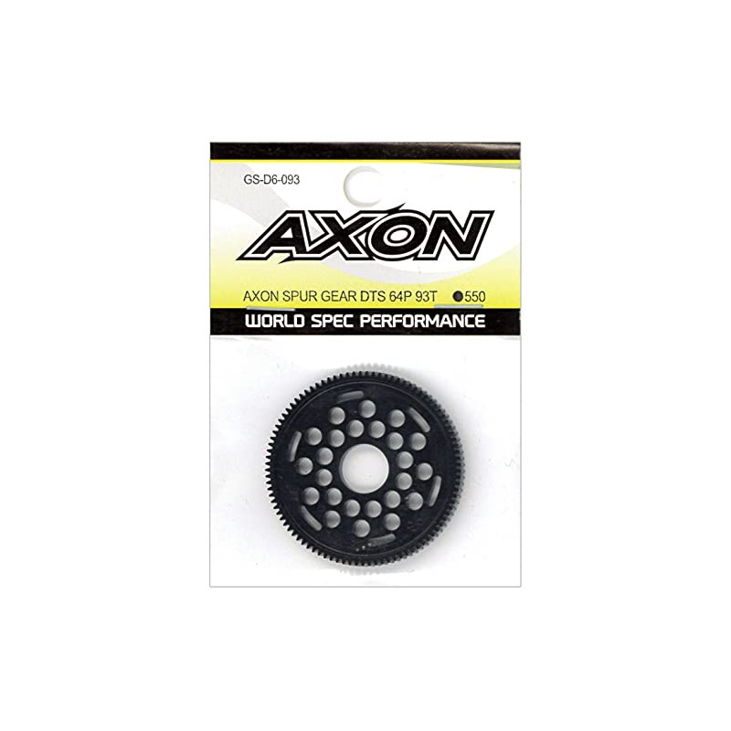Axon Spur Gear DTS 64P 93T GS – D6 – 093 